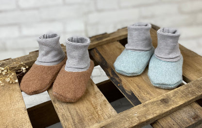 Babyschuhe aus Wollwalk